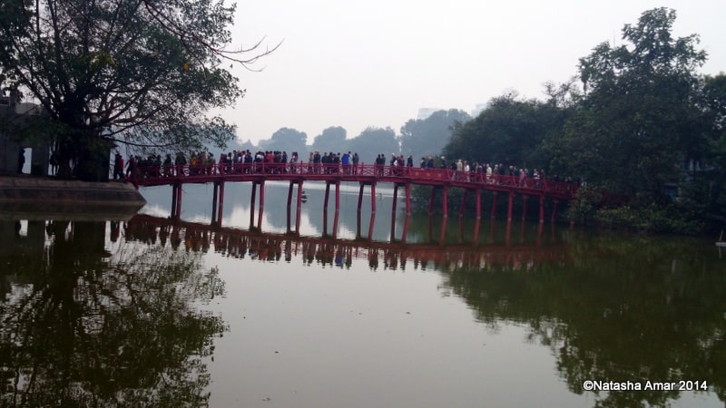 Bridge at the Hoan Kiem Lake, Hanoi