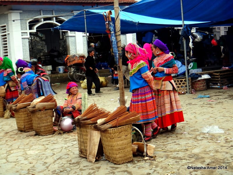 market in Vietnam
