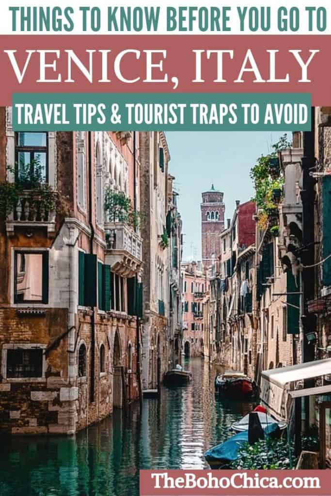 Things to know before you go to Venice: As one of the most touristy cities in the world, here are the top things you should know about traveling to Venice before you go, to plan your trip and make the most of your time visiting Venice. Avoid the tourist traps and don't get ripped off!  #Venice #TravelTips #VeniceTravel