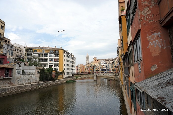 Girona medieval town