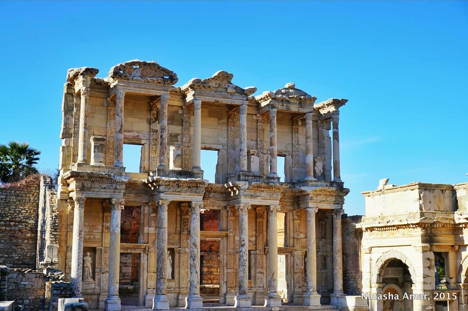 Ancient Ephesus Roman Ruins and Feline Keepers