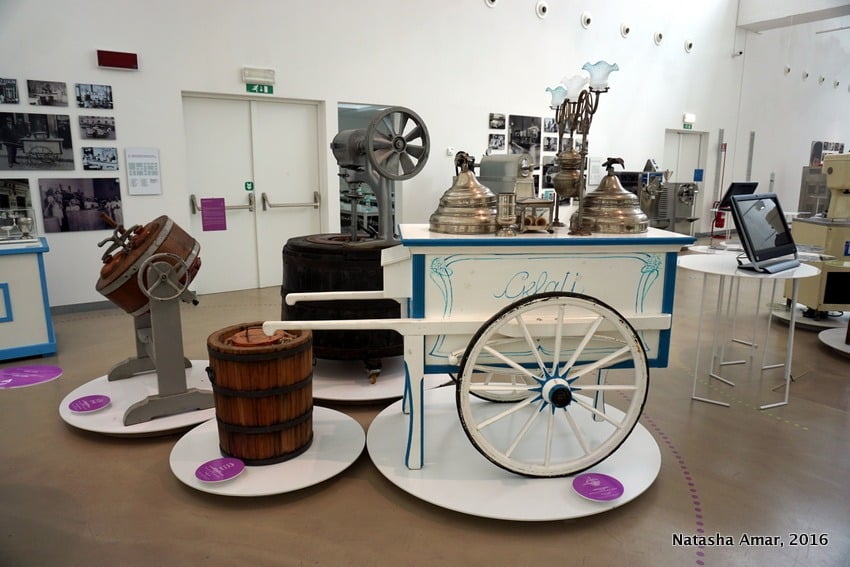 Gelato museum at the Carpigiani Gelato University Italy