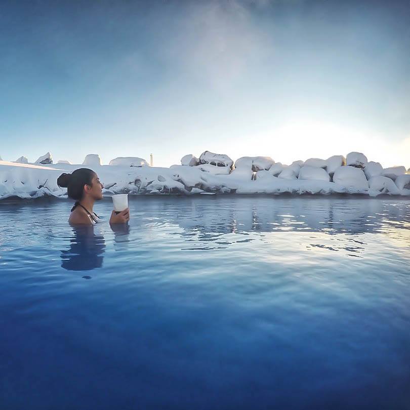 Visiting Iceland in Winter: Don't miss the thermal baths