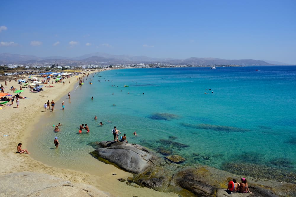 Agios Prokopios Enjoy a slice of island paradise on the best Naxos beaches in the popular Cyclades islands in Greece. From sandy beaches with crystal waters and secret coves for privacy, these are the best beaches in Naxos.