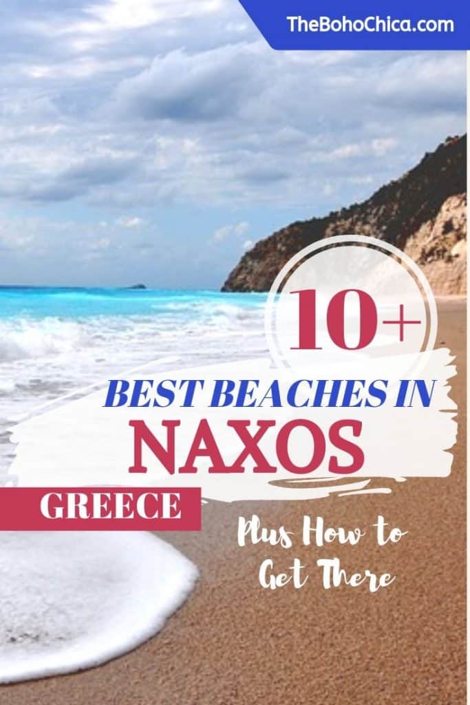 Enjoy a slice of island paradise on the best Naxos beaches in the popular Cyclades islands in Greece. From sandy beaches with crystal waters and secret coves for privacy, these are the best beaches in Naxos. #Naxos #beaches #Greece #Greekislands
