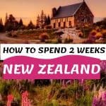How to Spend Two Weeks in New Zealand: A complete 2 week New Zealand itinerary for the best spots in the North Island and South Island of New Zealand, from my New Zealand honeymoon, to help you plan your own 2 weeks in New Zealand. Plus practical tips and advice for your New Zealand road trip.