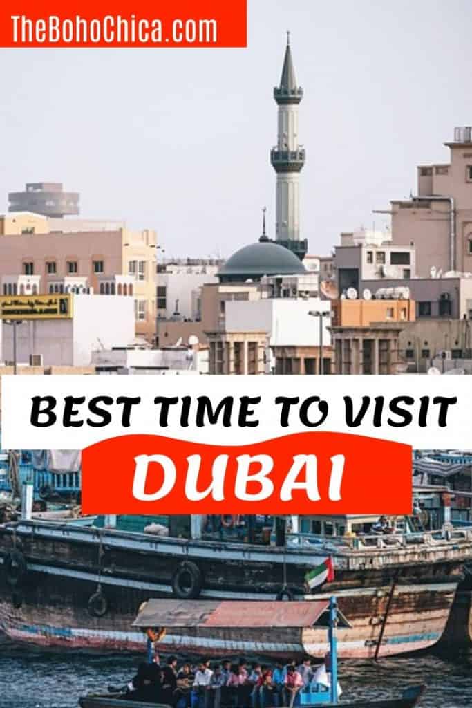 Best time to visit Dubai for sightseeing, outdoor adventures, shopping, honeymoons, families, desert safari & cheap hotels, also broken down my month.