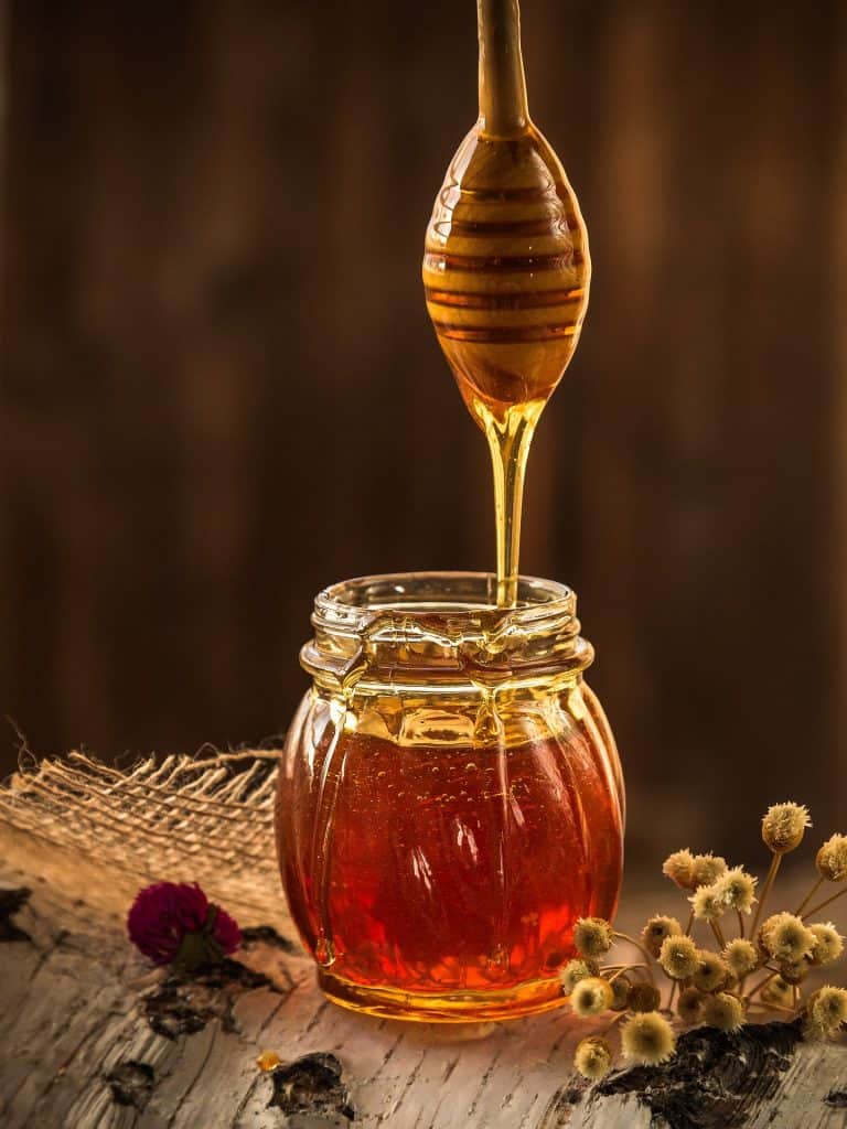 A jar of honey