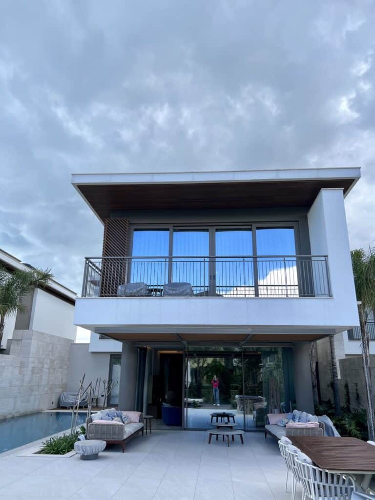 Spacious terrace area at Bayou Villas 3-bedroom villa
