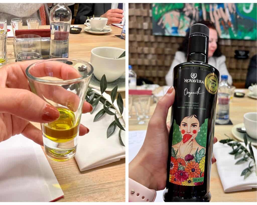 Turkish olive oil tasting at Bayou Villas by Lara Barut collection