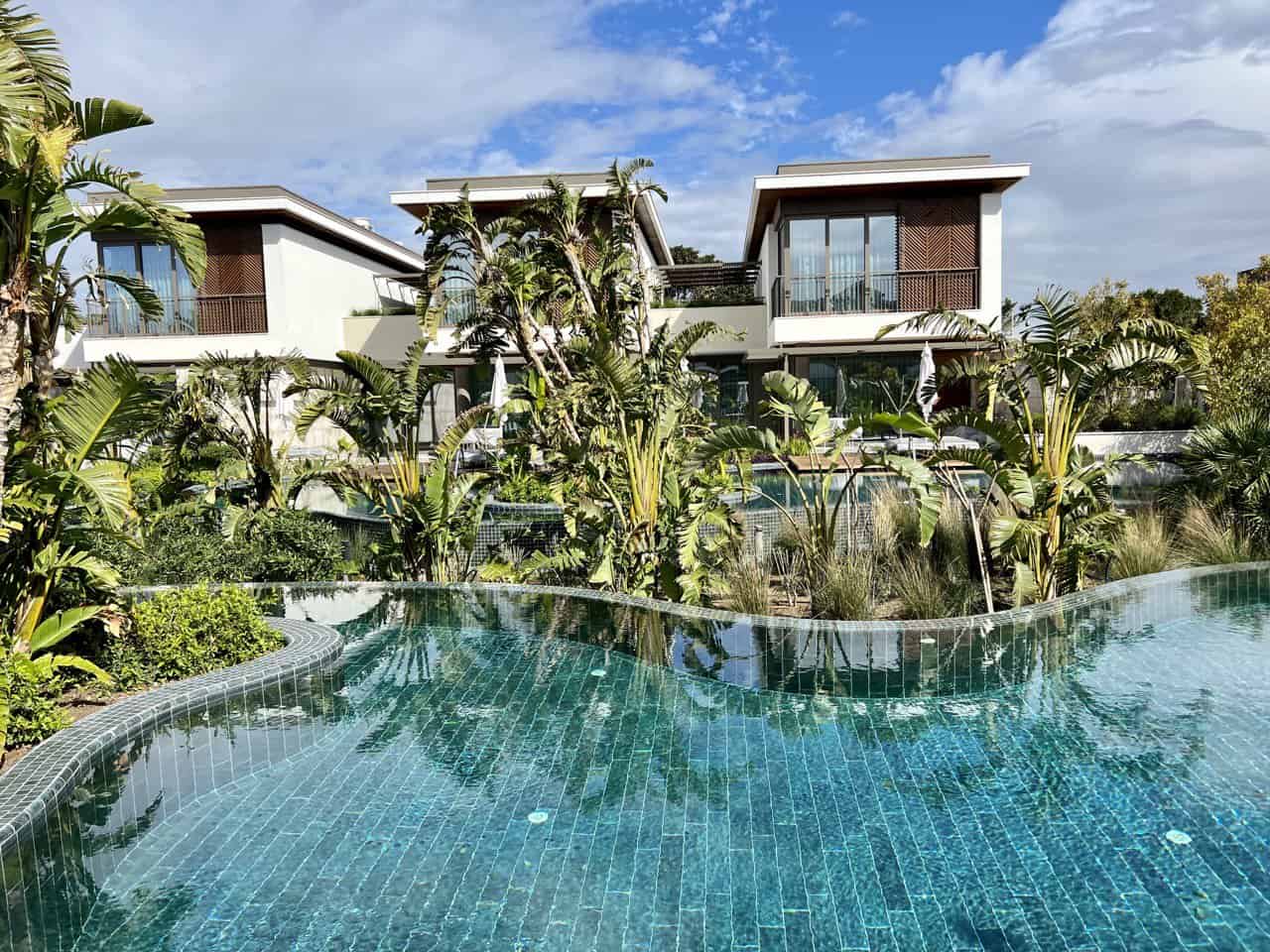 View of other villas at Bayou Villas from the villa pool deck